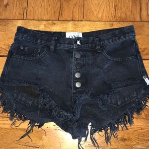 Rollers Jean shorts by One Teaspon